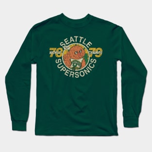 Supersonics We're Number One 1979 Long Sleeve T-Shirt